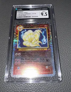 Ninetales 17/110 Legendary Collection Reverse Holo CGC 9.5 mint + Pokemon (2002) - Image 1