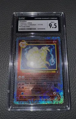 Ninetales 17/110 Legendary Collection Reverse Holo CGC 9.5 mint + Pokemon (2002) - Image 2