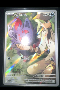 Pokemon TCG N's Zorua SVP 189 Scarlet & Violet Black Star Promo NM/M - Image 1