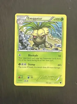 Pokemon Exeggutor Rare (Non-Holo) B&W Plasma Freeze 5/116 LP - Image 1