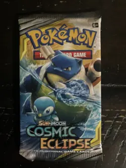 Pokemon TCG: Sun & Moon Cosmic Eclipse Booster Pack Tag Team New Sealed - Image 1