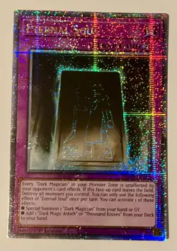 Yu-Gi-Oh Eternal Soul Quarter Century Prismatic Secret Rare 25th RA04-EN247🔥 - Image 2