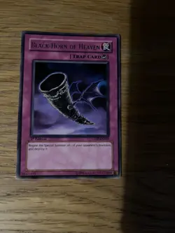 Yu-Gi-Oh! Black Horn of Heaven CDIP-EN060 1st Edition Rare NM - Image 1