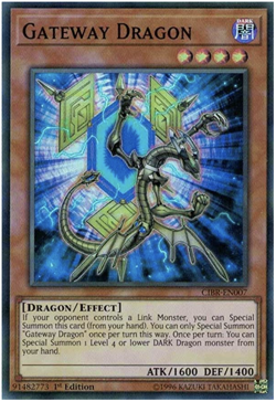 Yu-Gi-Oh! - Gateway Dragon - CIBR-EN007 - Super Rare - 1st Ed- NM/M - NEW - Image 1