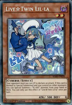Live Twin Lil-La - Collector's Rare 1st Edition RA04-EN036 - NM - YuGiOh - Image 1