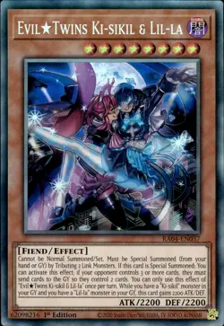 Evil Twins Ki-Sikil & Lil-La - Collector's Rare 1st Ed RA04-EN037 - NM - YuGiOh - Image 1