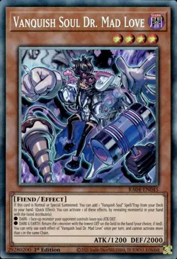 Vanquish Soul Dr. Mad Love - Collector's Rare 1st Ed. RA04-EN045 - NM - YuGiOh - Image 1