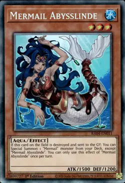Mermail Abysslinde - Collector's Rare 1st Edition RA04-EN011 - NM - YuGiOh - Image 1