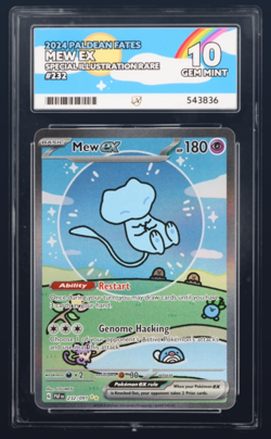 BUBBLE MEW EX 232/091 PALDEAN FATES ACE 10 POKEMON CARD PERFECT SUBS - Image 1