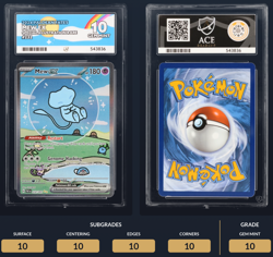 BUBBLE MEW EX 232/091 PALDEAN FATES ACE 10 POKEMON CARD PERFECT SUBS - Image 3