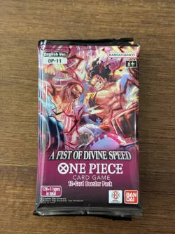 A Fist Of Divine Speed Booster Pack One Piece Card Game OP-11 English OP11 - Image 1
