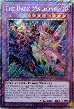 RA04-EN054 THE DARK MAGICIANS PLATINUM SECRET RARE 1ST EDITION YuGiOh CARD - Image 1