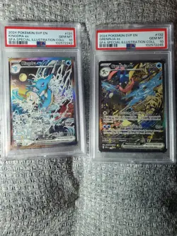 Pokemon TCG Kingdra EX 131 And Greninja EX 132 PSA 10 Set Black Star Promos - Image 1