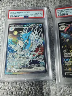 Pokemon TCG Kingdra EX 131 And Greninja EX 132 PSA 10 Set Black Star Promos - Image 3