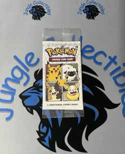SEALED 25th Anniversary Pokemon Cereal 3-Card Booster Pack! Holographic Pikachu - Image 1