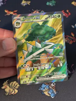 Pokemon Cards Torterra ex 185/162 Full Art Secret Rare Temporal Forces - (NM) - Image 2
