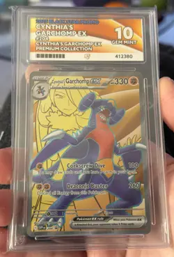 PERFECT ACE 10 Cynthia's Garchomp Pokemon TCG Destined Rivals EX Card 241/182 - Image 1