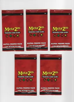 2025 MetaZoo Alpha Single Card Promo Pack - x7 - Image 1