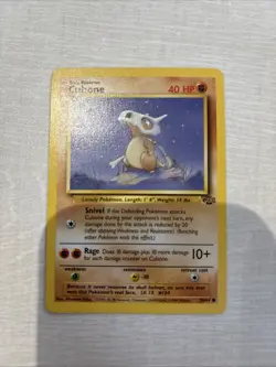 Pokemon TCG Cubone & Marowak Jungle Card 50/64 39/64 Unlimited Uncommon WOTC - Image 3