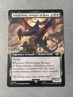 Witch-king, Bringer of Ruin (Extended Art) -MTG NM - Image 1