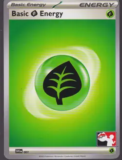 Basic Grass Energy Prize Pack Pokemon Trading Card TCG - Image 1