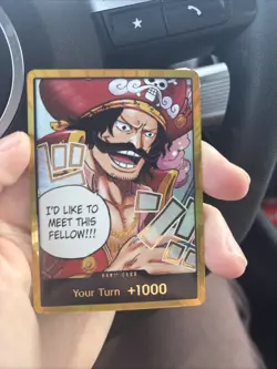 One Piece Gol.D.Roger GOLD DON!! Card (OP-13) English - Image 1