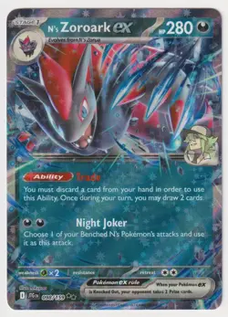 N’s Zoroark ex 98/159 Journey Together Double Rare NM - Pokemon Card - Image 1