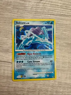 Suicune - 19/132 - Pokemon Secret Wonders Holo Card Cracked Ice Promo - Image 1