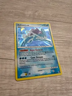 Suicune - 19/132 - Pokemon Secret Wonders Holo Card Cracked Ice Promo - Image 2