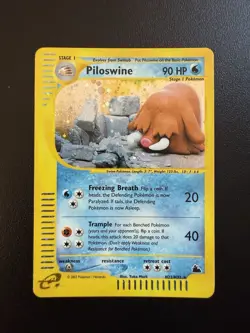 Piloswine H22/H32 Skyridge Holo Rare Pokemon Card - Vintage - Image 1