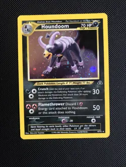 Houndoom Neo Discovery Holo Rare 4/75 Pokemon Card LP - Image 1