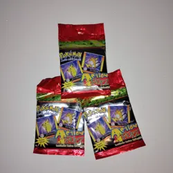 Lot Of 3 VTG 90's Pokemon ACTION FLIPZ Lenticular Cards Collectible Blister New - Image 1