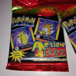 Lot Of 3 VTG 90's Pokemon ACTION FLIPZ Lenticular Cards Collectible Blister New - Image 4