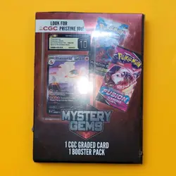 Pokemon Mystery Gems 1 CGC Graded Card & 1 Booster Pack 2025 SEALED NEW - Image 2