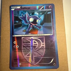 Pokemon 2013 Moderate Play Sableye 49/116 Plasma Freeze REVERSE Card - Image 1
