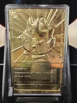 Vintage, 23-karat gold-plated Togepi Pokemon trading Card 1999 - Image 2