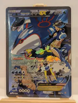 Custom Fan Art Team Aqua's Kyogre EX High Quality Custom Card Foil Finish - Image 3