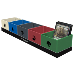 Magic: The Gathering Satin Lands Caddy - 5 trays, mana symbols, 100+ cards - Image 2