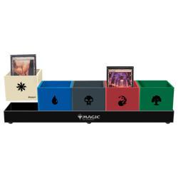 Magic: The Gathering Satin Lands Caddy - 5 trays, mana symbols, 100+ cards - Image 4
