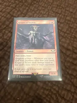 1x Keeper of Secrets NM-Mint, English Universes Beyond: Warhammer 40,000 MTG Mag - Image 1
