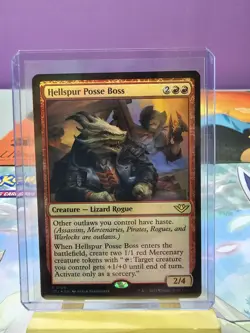 Hellspur Posse Boss - Foil - Extended Art Outlaws of Thunder Junction MTG - Image 1