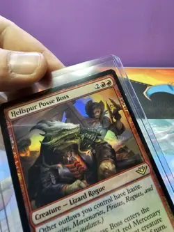 Hellspur Posse Boss - Foil - Extended Art Outlaws of Thunder Junction MTG - Image 2