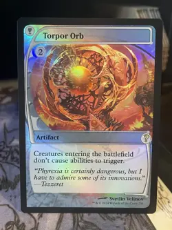Torpor Orb FOIL Future Sight Mystery Booster 2 MTG Magic - Image 1