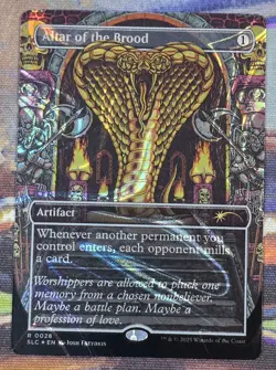 1x HALO FOIL Altar Of The Brood MTG Encyclopedia Of Magic Secret Lair NM - Image 1