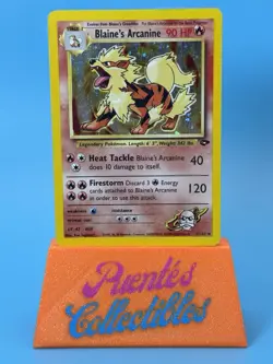 Blaine's Arcanine 1/132 Pokemon Gym Challenge Unlimited Holo Rare Card LP - Image 1