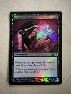 Liliana's Caress FOIL M11 Uncommon Mtg Magic The Gathering NM - Image 1