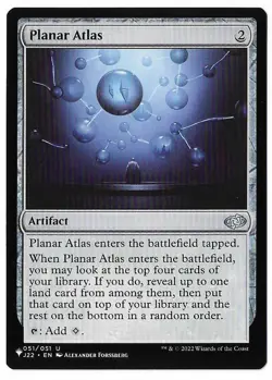 MTG Planar Atlas The List Mystery Booster 2 (MB2) Uncommon Magic #051 Unplayed - Image 1
