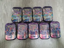 Pokemon TCG Mega Evolution Heroes Venusaur Latias 9 Mini Tin Sealed New - Image 1