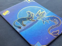 NON TCG Chinese Pokemon Elf Eif Origin Collection 3.0 SBR Glaceon And Vaporeon - Image 2