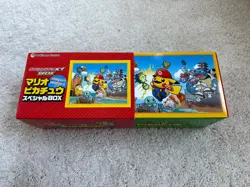 2016 Pokemon Pikachu Mario Poncho Full Art Japanese XY EMPTY BOX No Promo - Image 2